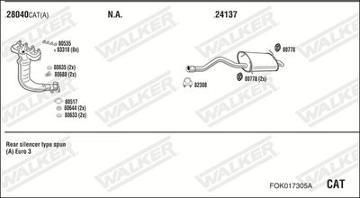 WALKER FOK017305A WALKER FOK017305A