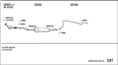 WALKER MBK008752CA