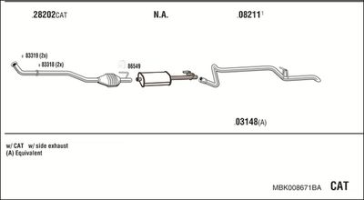 WALKER MBK008671BA