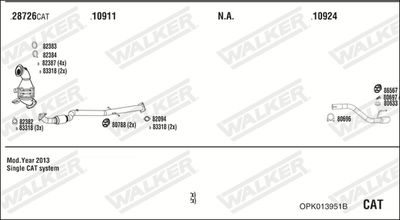 WALKER OPK013951B WALKER OPK013951B