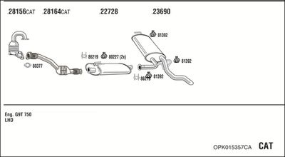 WALKER OPK015357CA