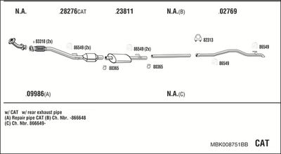 WALKER MBK008751BB