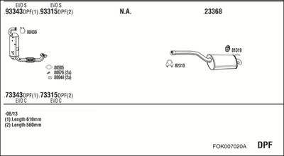 WALKER FOK007020A