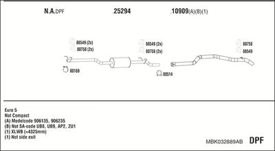 WALKER MBK032889AB