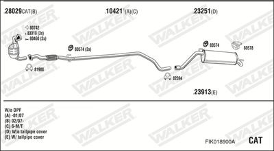WALKER FIK018900A