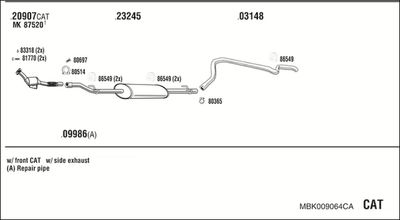 WALKER MBK009064CA