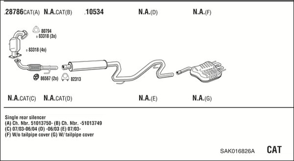 FONOS SAK016826A