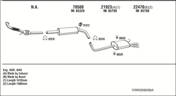 FONOS VWK009058A