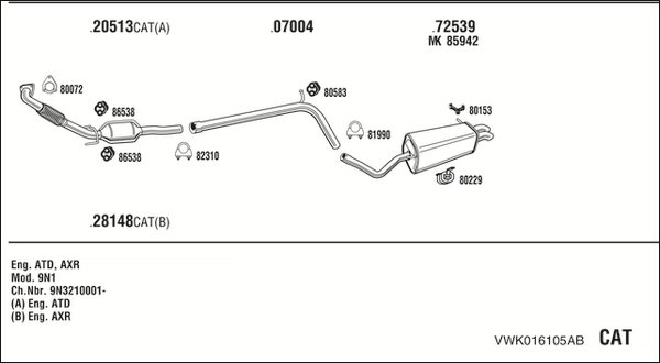 FONOS VWK016105AB