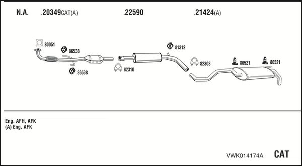 FONOS VWK014174A