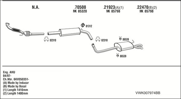 FONOS VWK007974BB