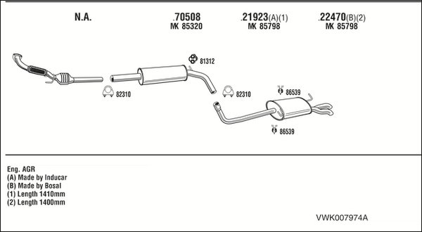 FONOS VWK007974A