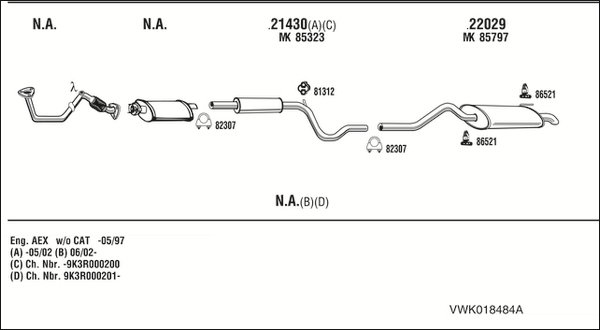 FONOS VWK018484A