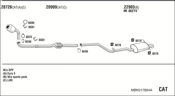 FONOS MBK017864A