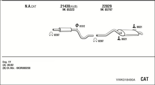 FONOS VWK018490A