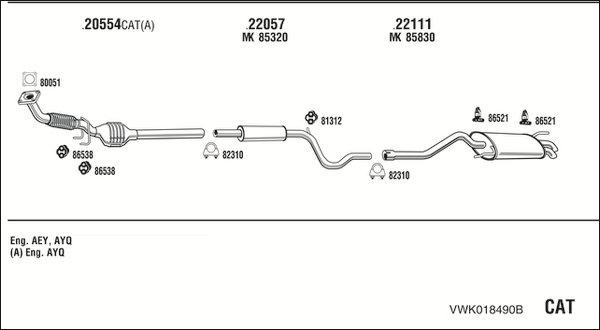 FONOS VWK018490B