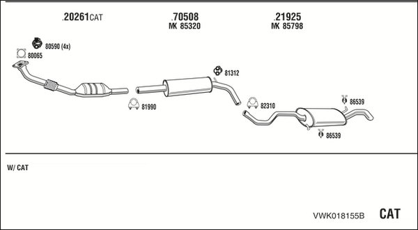 FONOS VWK018155B