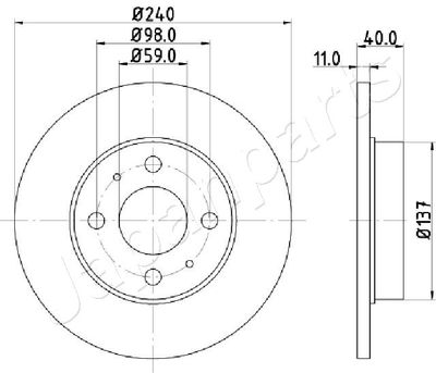 JAPANPARTS DP-0200