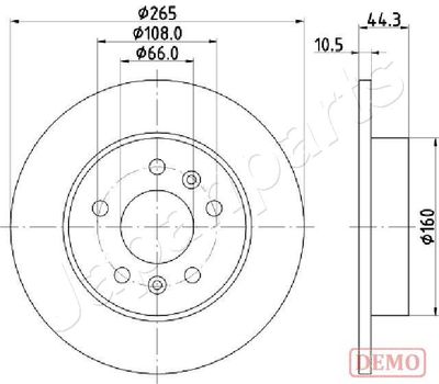 JAPANPARTS DP-0707C