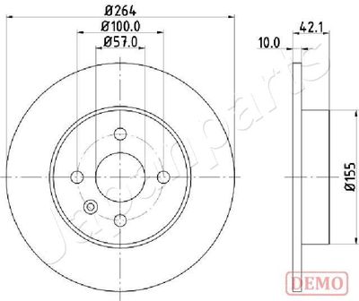 JAPANPARTS DP-0407C