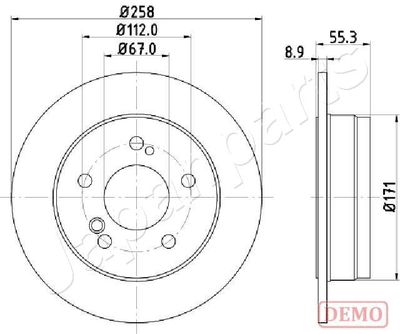 JAPANPARTS DP-0504C