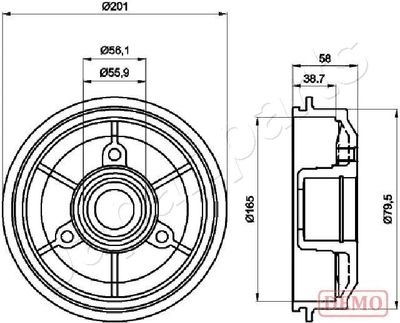 JAPANPARTS TA-0607C