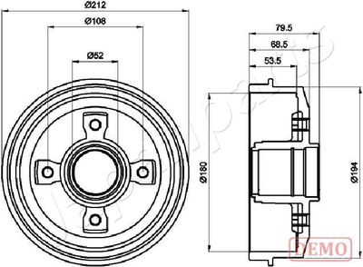 JAPANPARTS TA-0612C