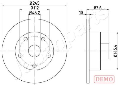 JAPANPARTS DP-0906C