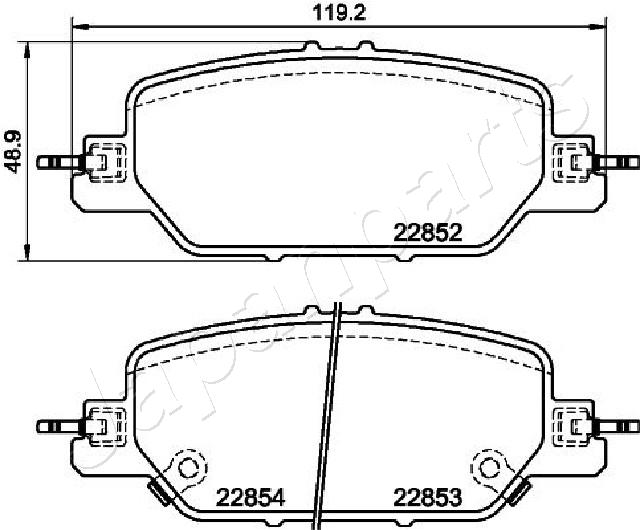 JAPANPARTS PP416AF JAPANPARTS PP416AF