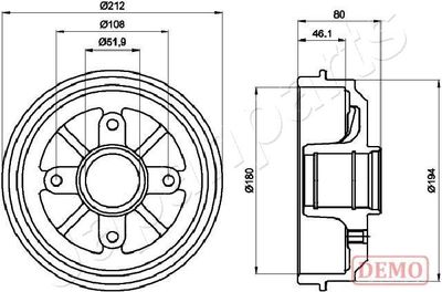 JAPANPARTS TA-0608C