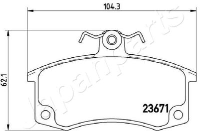 JAPANPARTS PA-046AF