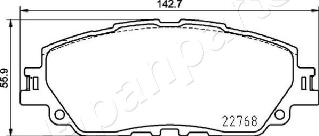 JAPANPARTS PA2026AF JAPANPARTS PA2026AF