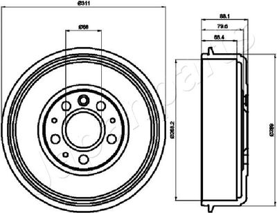 JAPANPARTS TA-0914