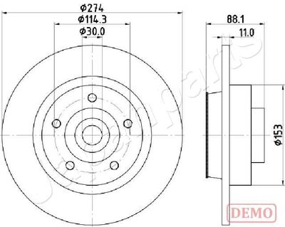 JAPANPARTS DP-0705C