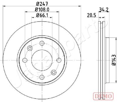 JAPANPARTS DI-0628C