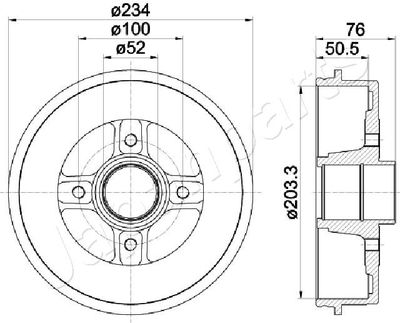 JAPANPARTS TA-0704