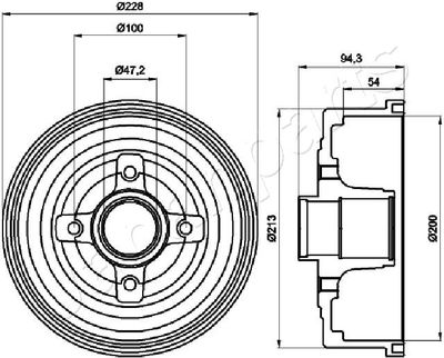 JAPANPARTS TA-0412