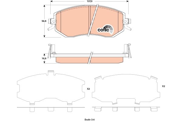 TRW GDB3519AT