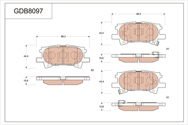 TRW GDB8097AT