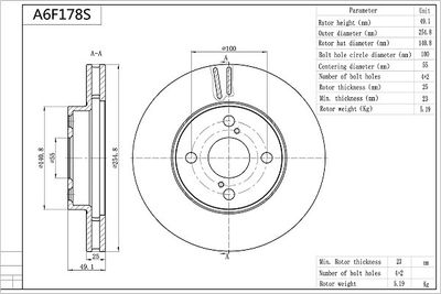 AISIN A6F178S