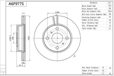 AISIN A6F977S