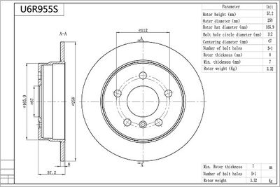 AISIN U6R955S