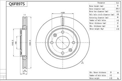 AISIN Q6F897S