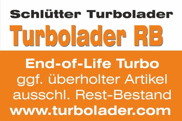 SCHLÜTTER TURBOLADER 186-05310_RB