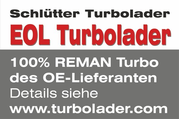 SCHLÜTTER TURBOLADER 172-04865EOL