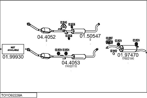 MTS TOYO92228A017706