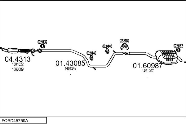 MTS FORD45750A019440