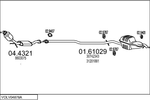 MTS VOLV04878A009743