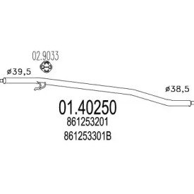 MTS 01.40250 MTS 01.40250