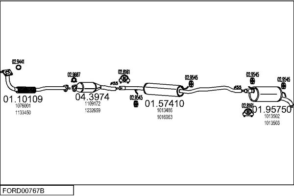 MTS FORD00767B004715